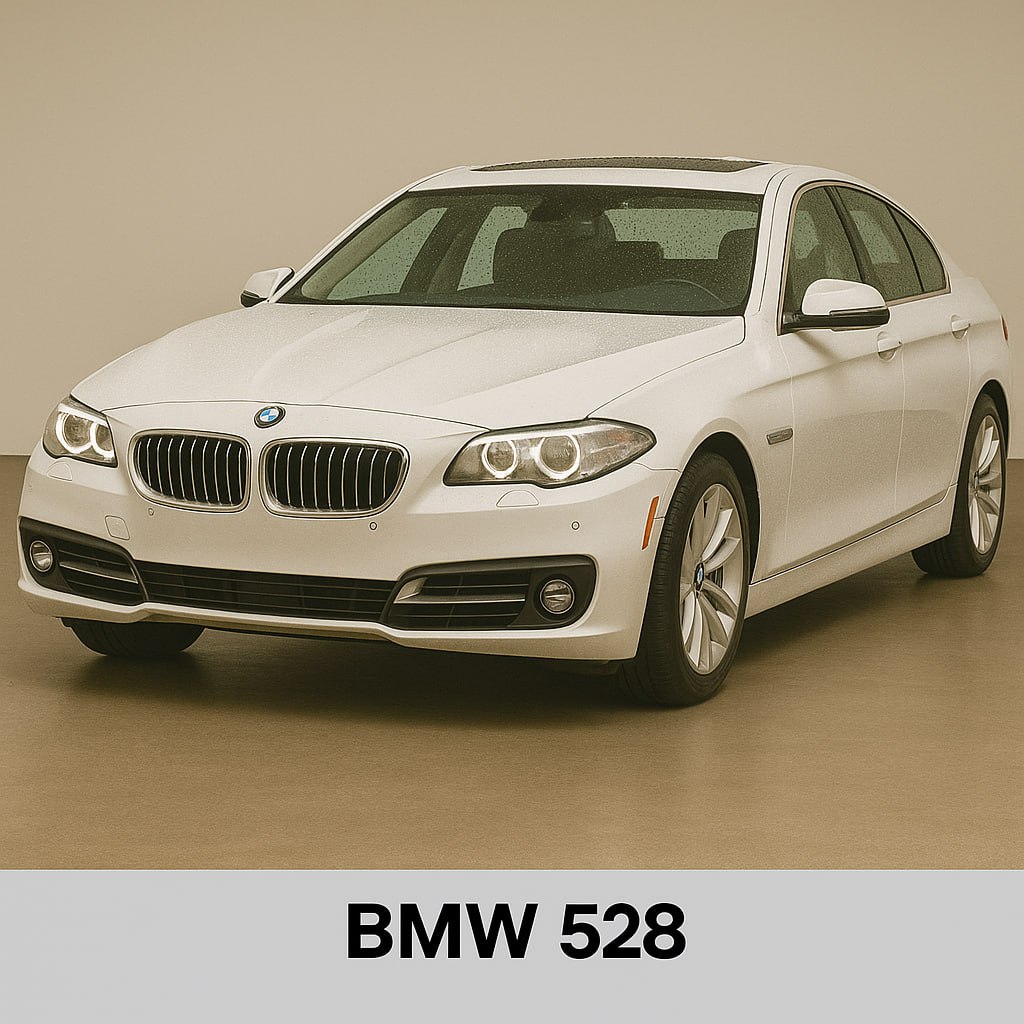 BMW 528 سفید، سدان لوکس و اسپرت