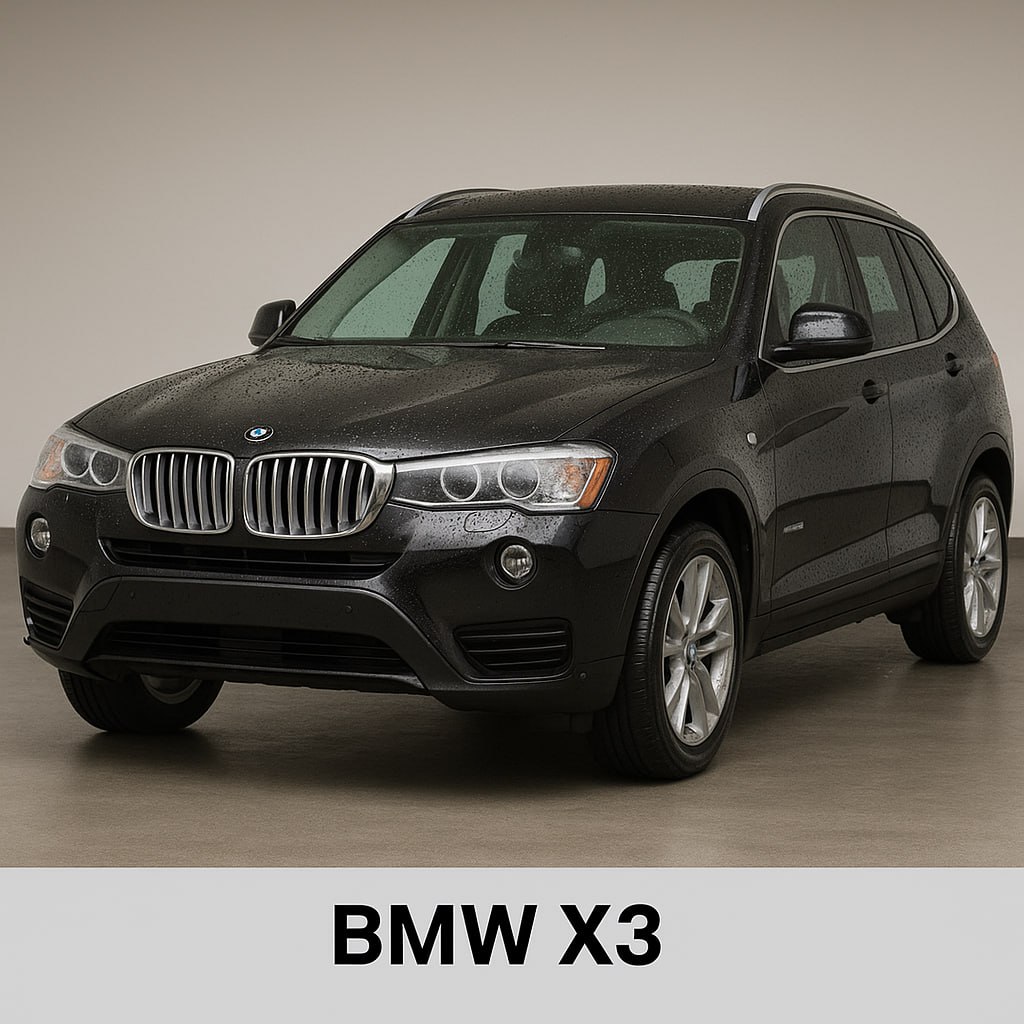 بی‌ام‌و X3 مشکی، کراس‌اوور لوکس