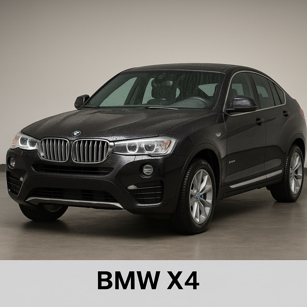 بی‌ام‌و X4 مشکی، خودروی کراس‌اوور کوپه لوکس