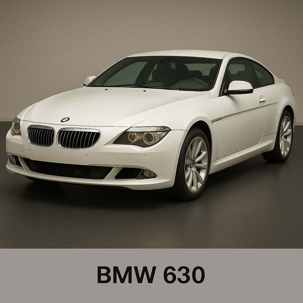 BMW 630i E64 کانورتیبل سفید