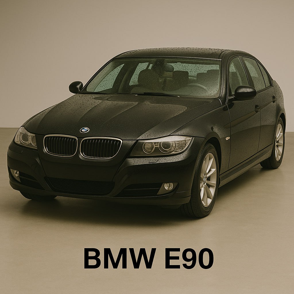 نمای جلویی BMW سری 3 مدل E90 مشکی